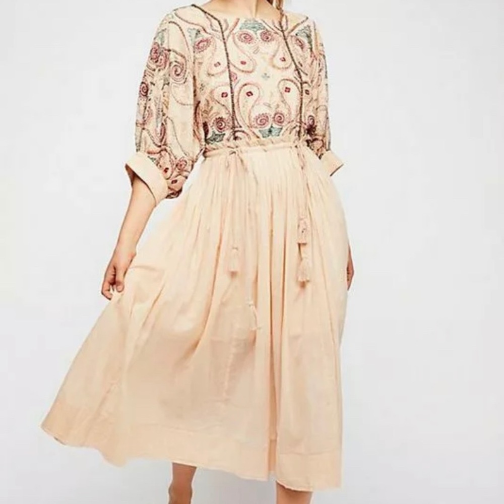 RARE FREE PEOPLE Midi Mesa Dress